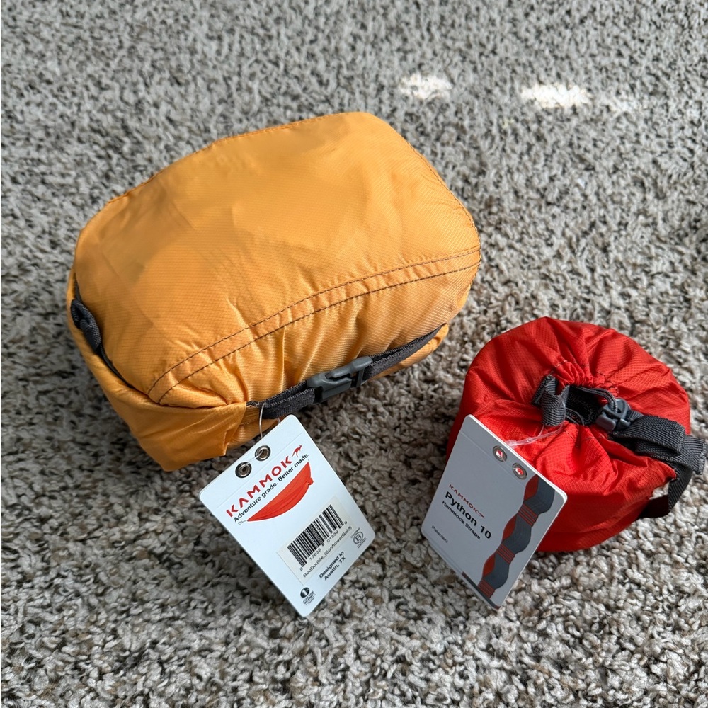 Kammok Roo Double in Sunflower Gold and Python Straps